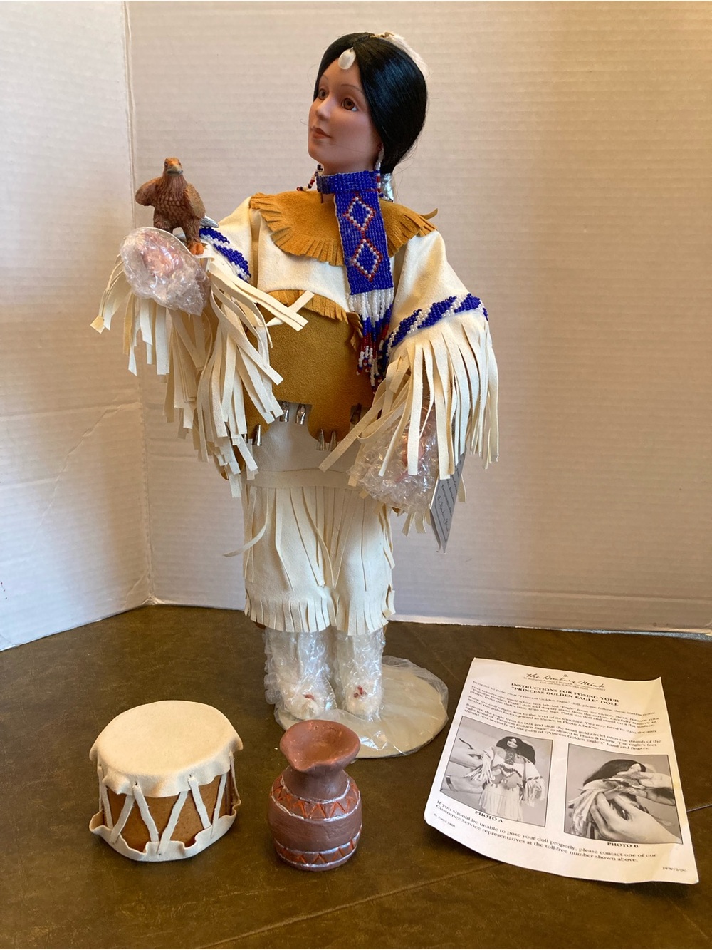 Danbury Mint Vintage “Princess Golden Eagle” Collectible Doll